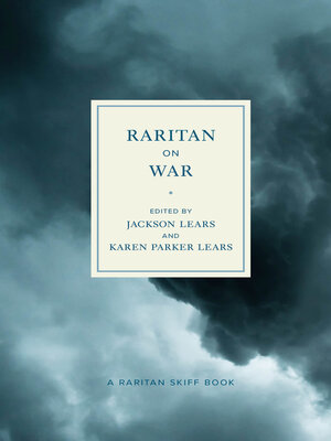 cover image of Raritan on War